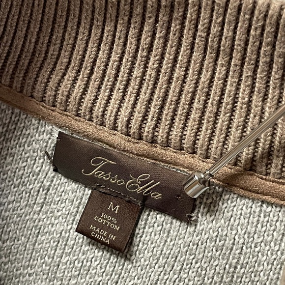 Men’s Tasso Elba Button Up Pullover - Picture 9 of 10